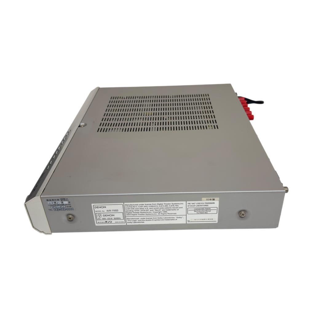 DENON AVR-770SD 6chパワーアンプ搭載 スリム設計AVレシーバー