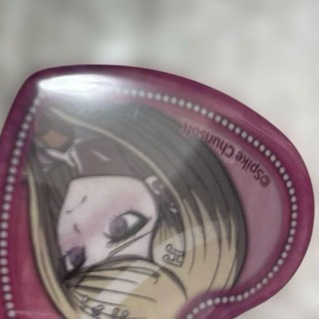 ダンガンロンパ テレ顔 照れ顔 ハート缶バッジ 赤松楓　ナンジャ　ダンロン