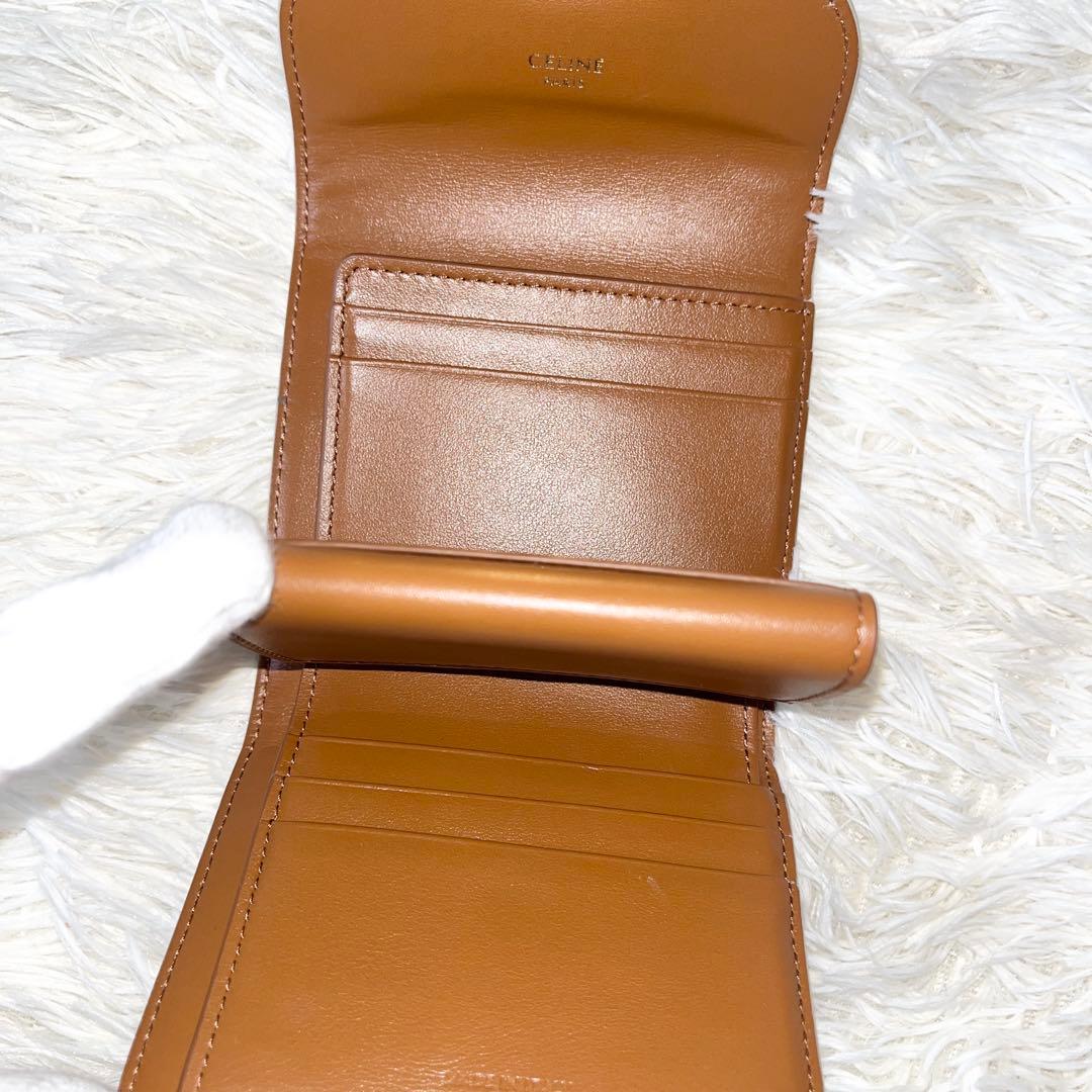 未使用✨CELINE セリーヌ トリオンフ スモールフォレット　三つ折り財布