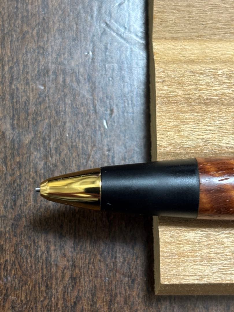 野原工芸 新型 本花梨虎杢 シャープペンシル 旧クリップ