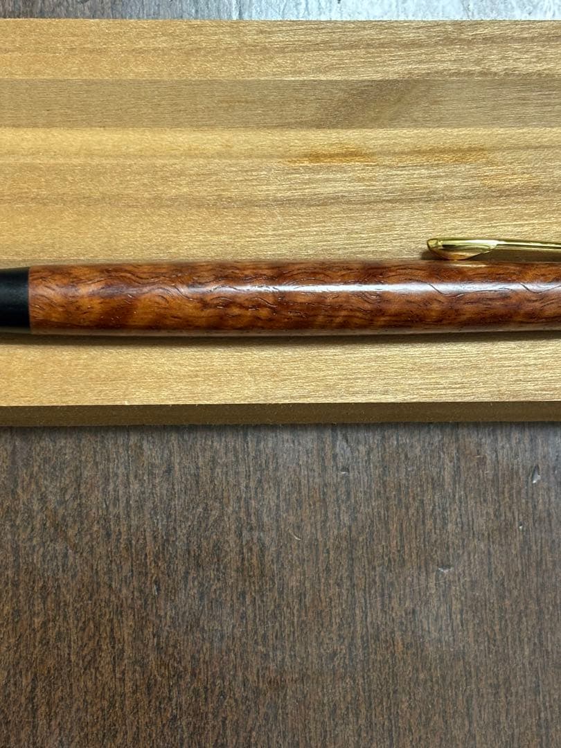 野原工芸 新型 本花梨虎杢 シャープペンシル 旧クリップ