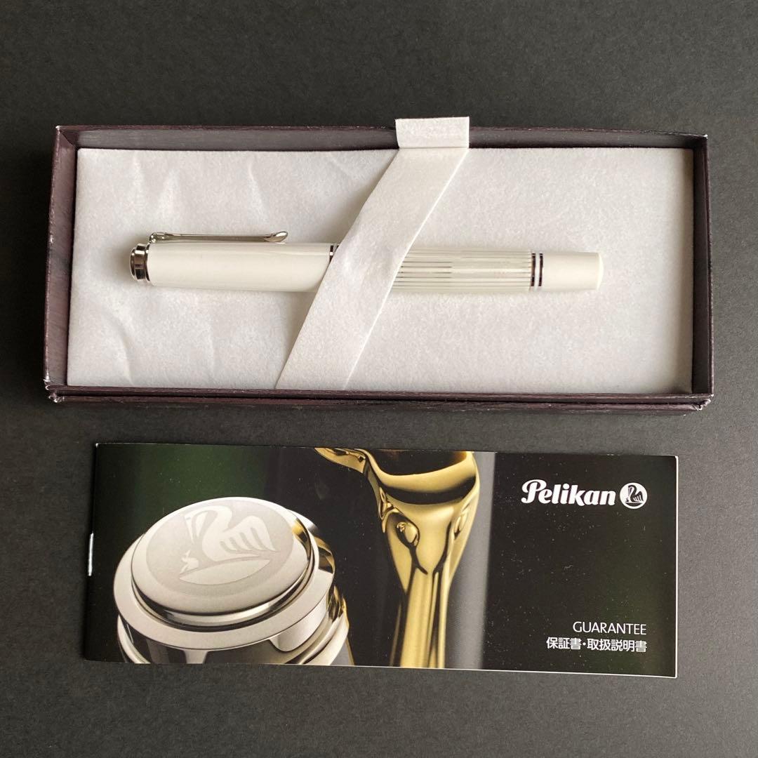 ペリカン スーベレーンM605 ホワイトストライプ