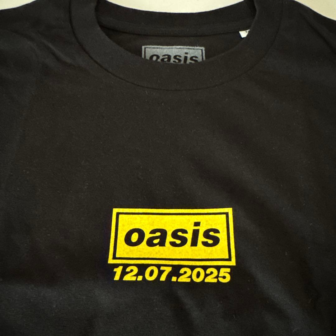 oasis live '25 Tシャツ Mサイズ 黒　マンチェスター公演