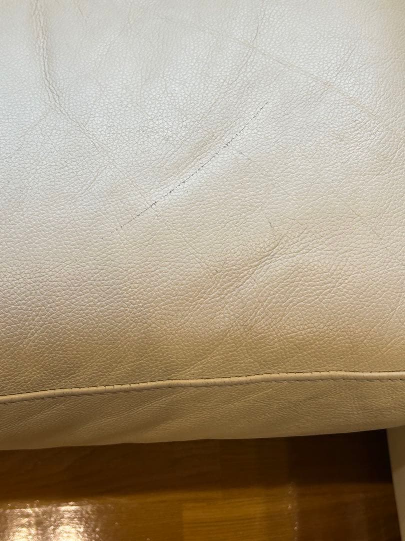 ② IDC大塚家具 L/S Comfort-08 カウチソファ 総本革 2/2