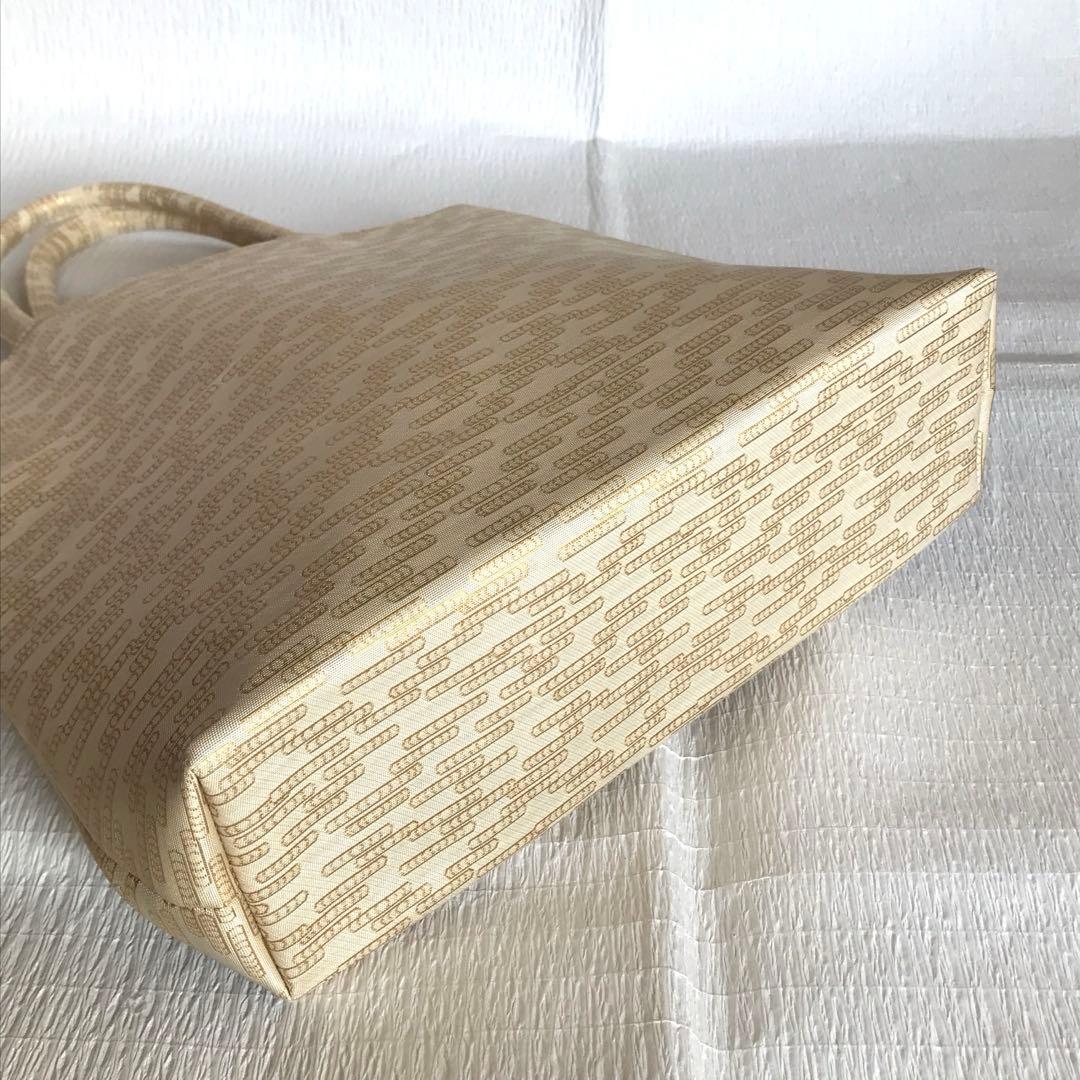 美品　伊と忠　金襴サブバッグ　観世水柄