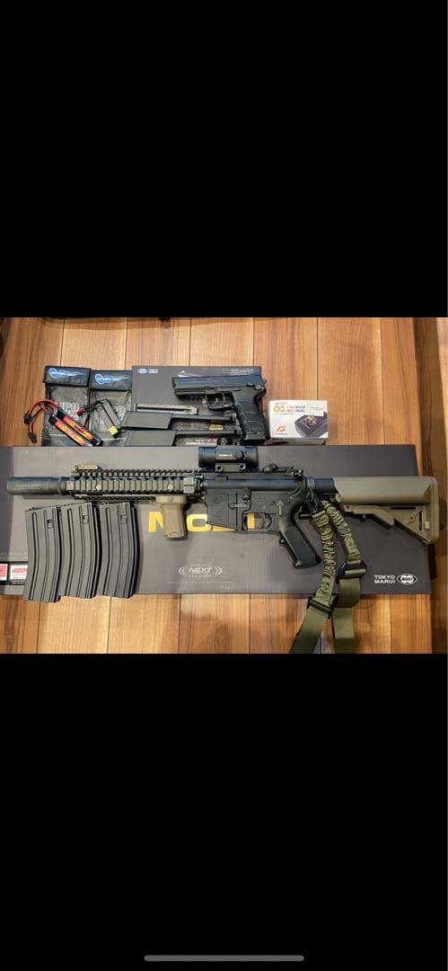 東京マルイ次世代MK-18.電動HK45フルセット
