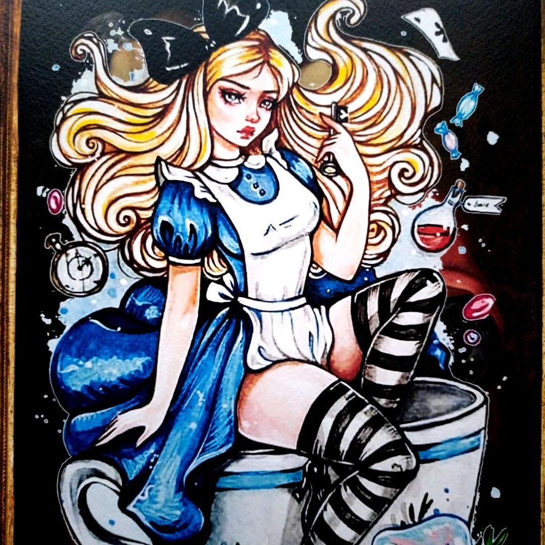 death nyc 世界限定100枚　不思議の国のアリス　ディズマランド