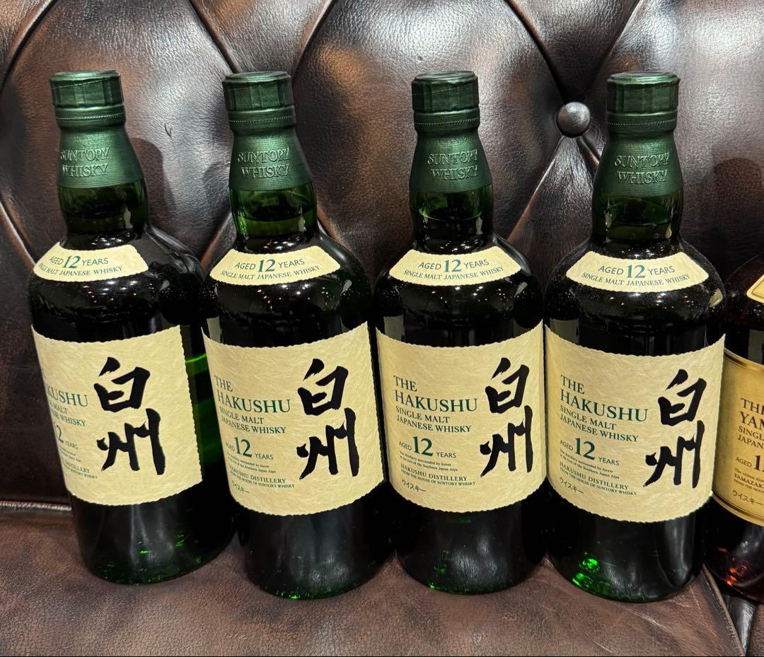 ★4本セット 白州 12年 シングルモルトウイスキー 700ml