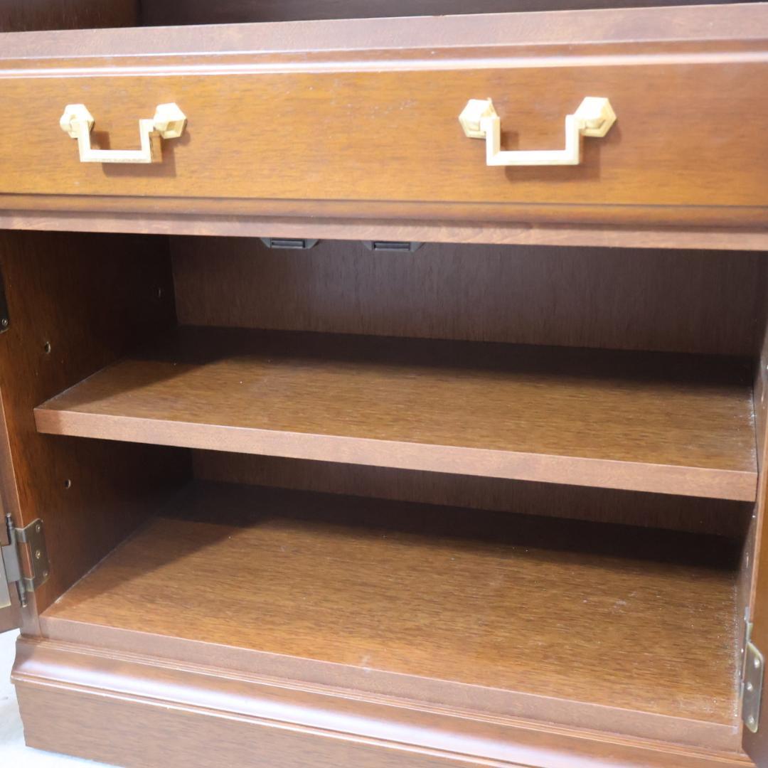 maruni マルニ 地中海 電話台 FAX台 アンティーク調 リビングボード