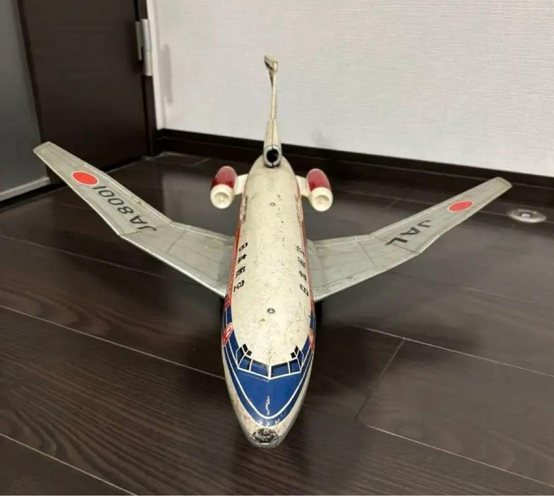 【日本航空 ジャンボジェット機 JAL】《JA8001 》 ＊当時物 ブリキ