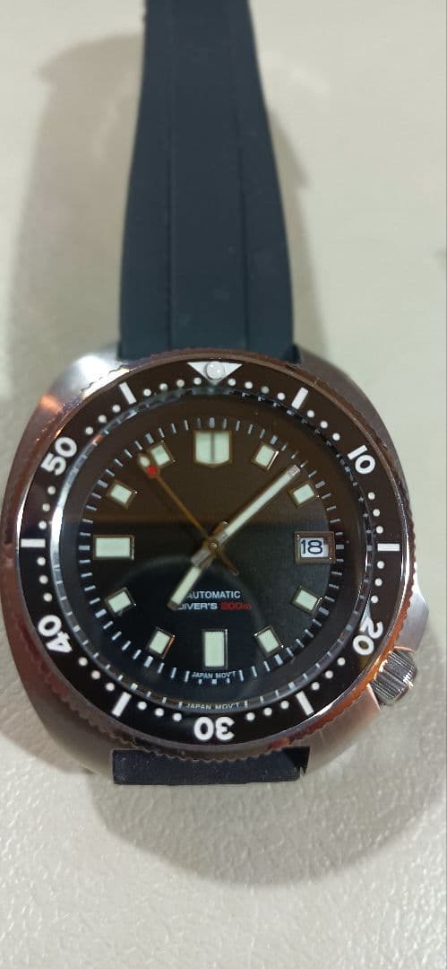 ノーロゴ　2ndダイバーオマージュ　自動巻き