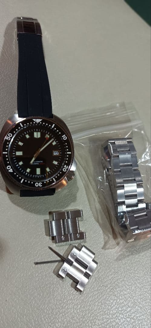 ノーロゴ　2ndダイバーオマージュ　自動巻き