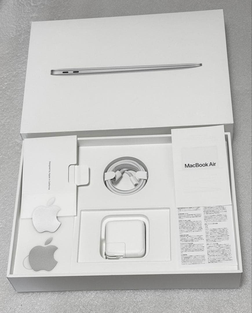未使用に近い　最大容量100%　MacBook Air M1 8GB 512GB