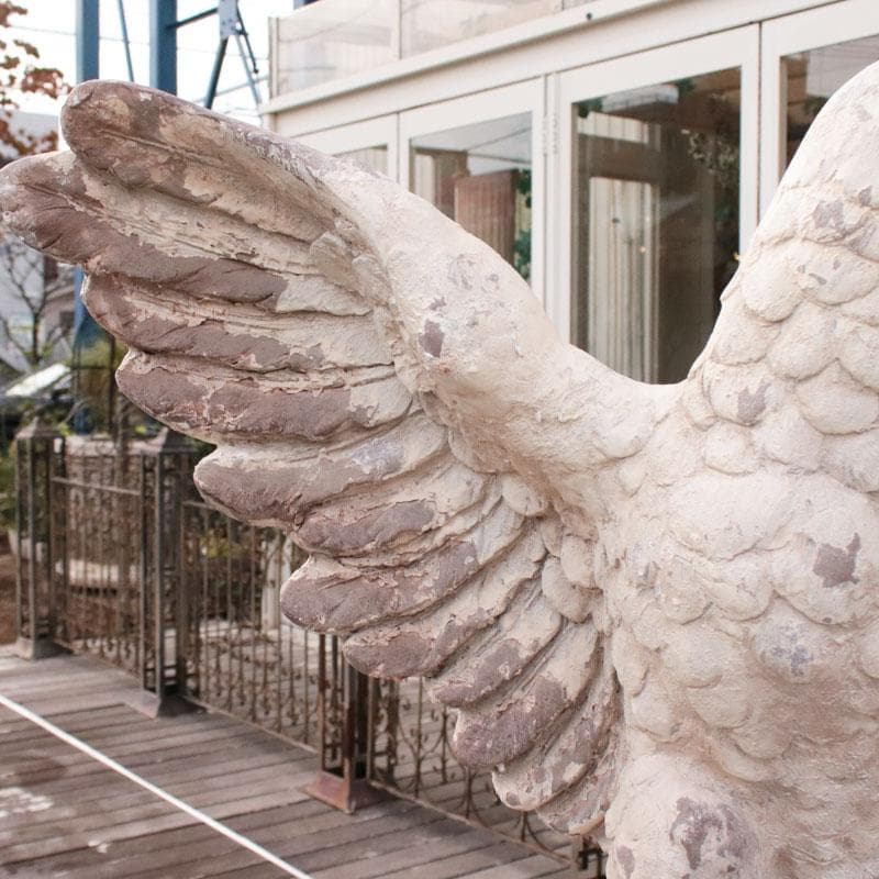 ボールドイーグル 鷲 樹脂製 置物 オブジェ ガーデン 彫刻風 143-211