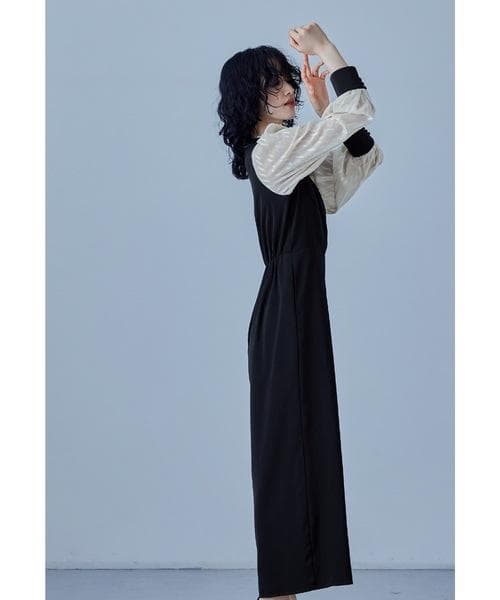 美品 niana ニアナ パンツドレス オールインワン M パーティー お呼ばれ