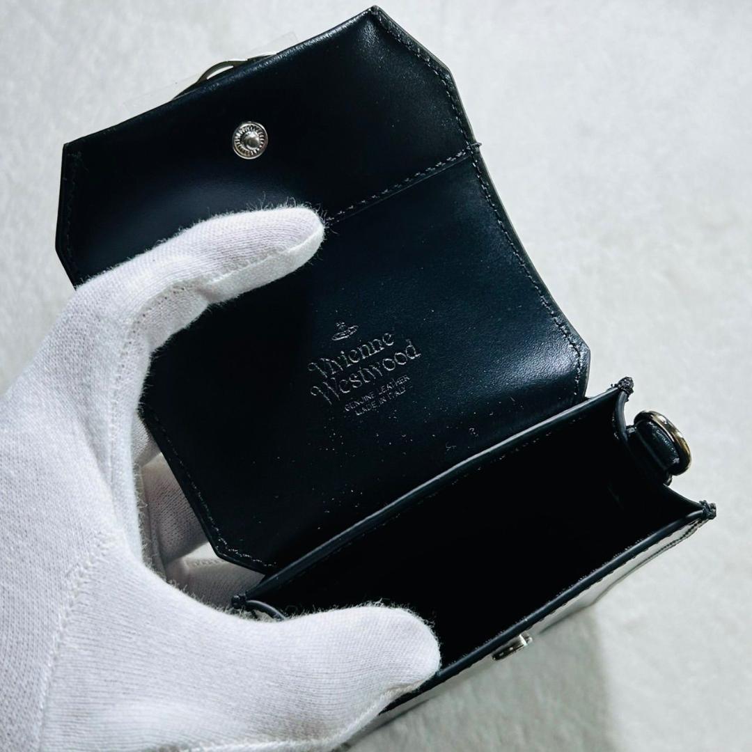 未使用 ヴィヴィアンウエストウッド フォンケース ショルダーバッグ ブラック