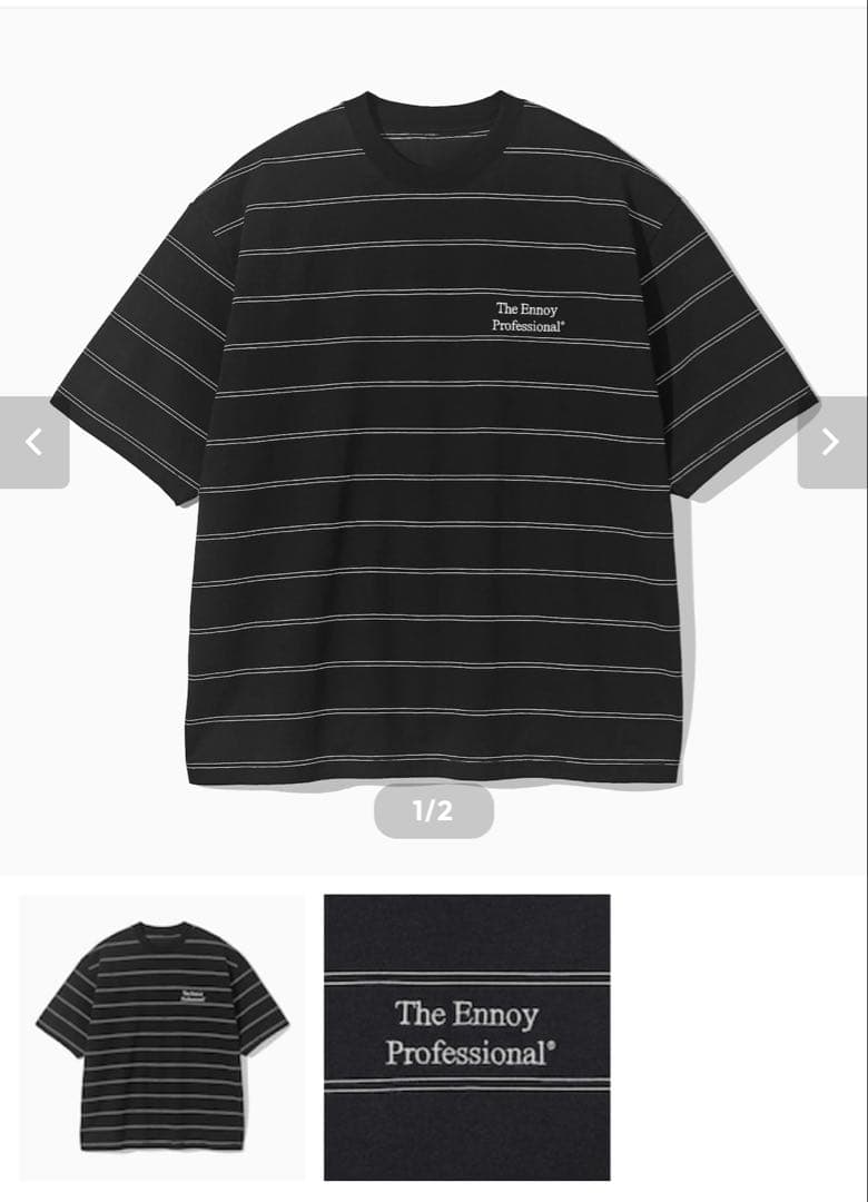 トップス PANEL BORDER S/S T-SHIRT