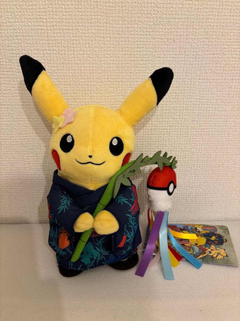 【新品未使用】ポケモンセンタートウホク お祭りごっこ ピカチュウ ぬいぐるみ6種