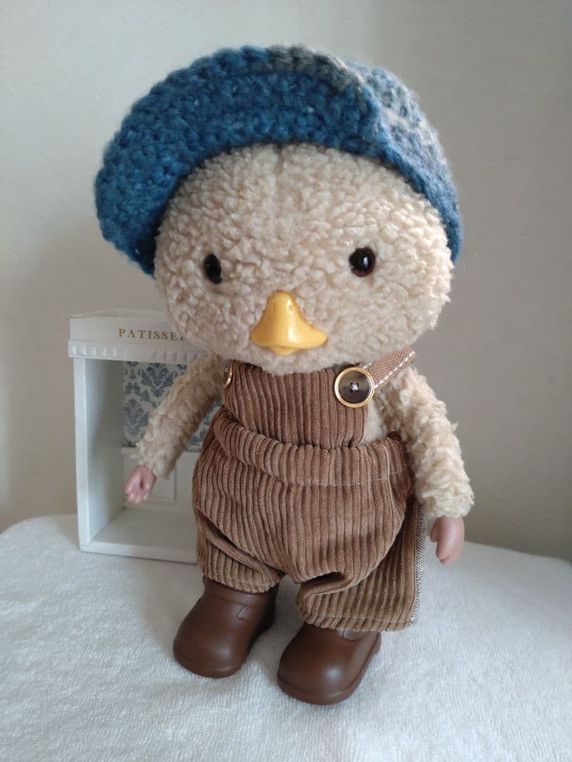 東京トガリ　やわらか毛糸のキャスケット（ブルーグレー）