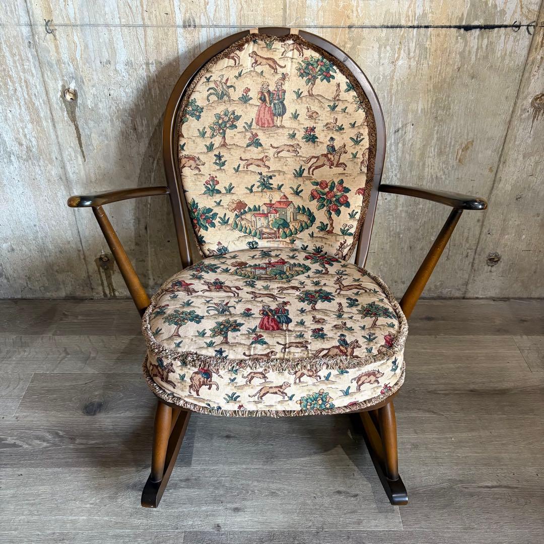 ERCOL グランドマザー　ロッキングチェア　ヴィンテージ　アーコール　希少