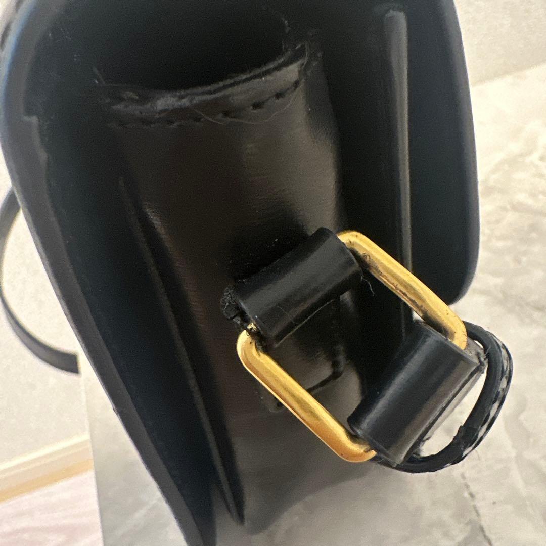 koro  CELINE ブラック ショルダーバッグ