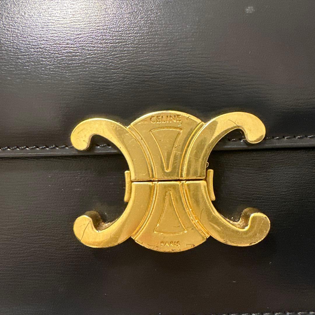 koro  CELINE ブラック ショルダーバッグ