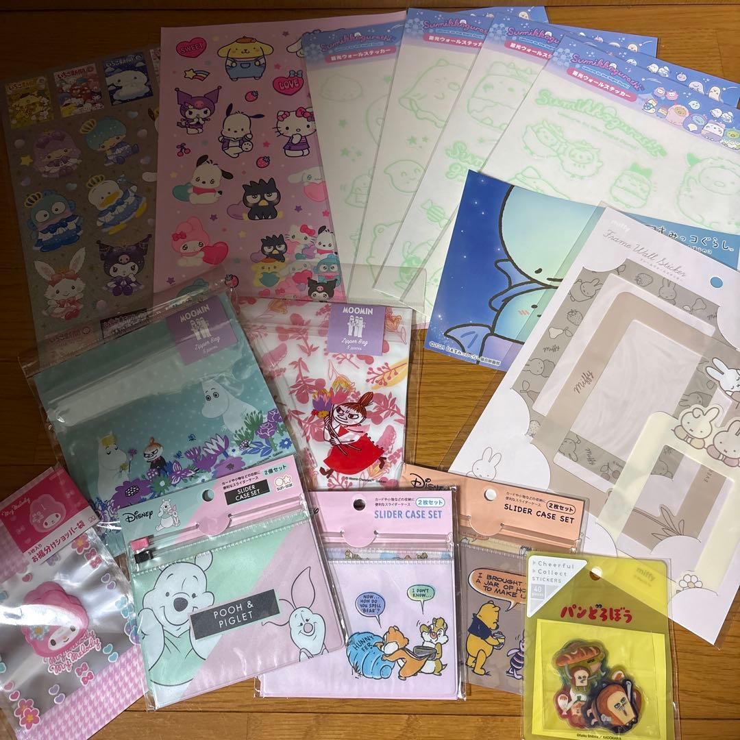 文房具　まとめ売り① ファイル　メモ　ふせん　シール　150点　詰め合わせ