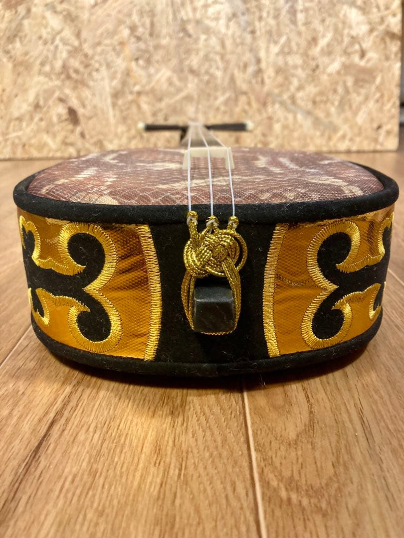 三線本体 木製 黒茶