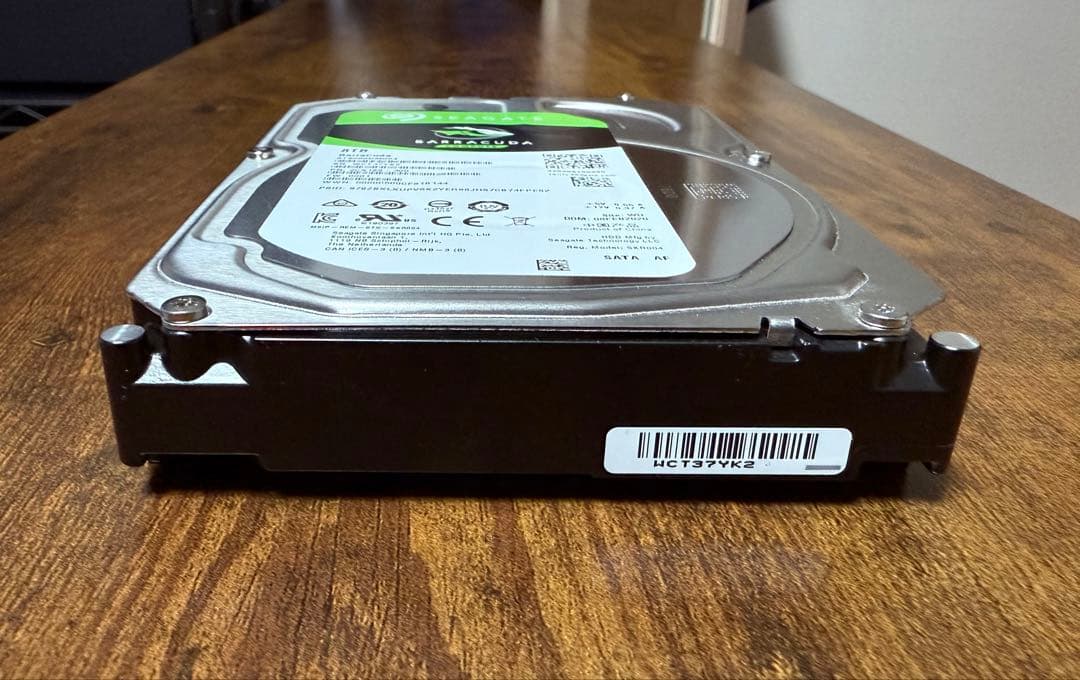 ⭐️即購入歓迎 Seagate BarraCuda 8TB HDD 動作良好