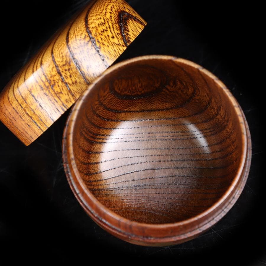 Y3104-1 鎌倉彫茶箱 茶碗 棗 茶杓 茶器4点セット　BBB