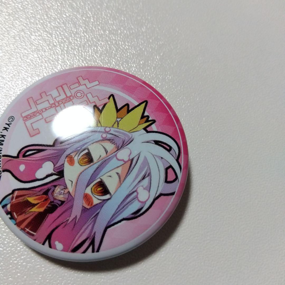 【ノーゲーム・ノーライフ】白 コミケ 85 配布 ミニキャラ 缶バッジ