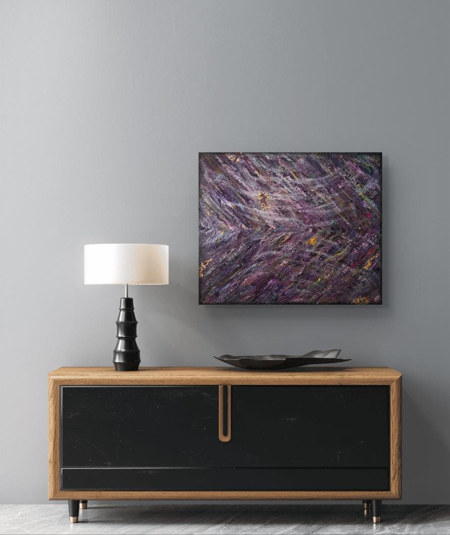 ループNo1.醒/ 抽象画 キャンバス 46×38㎝ F8 原画1点のみ モダン