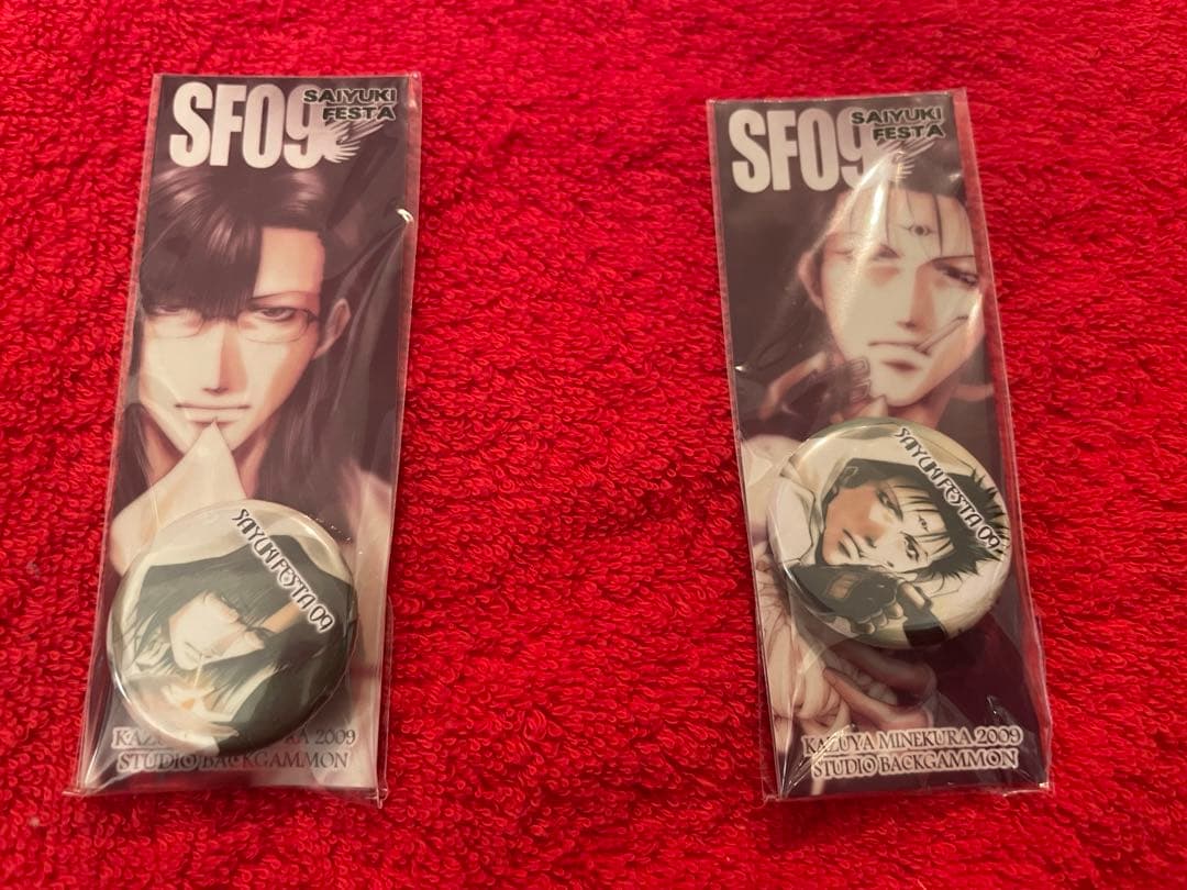 【レア】最遊記 フェスタ2009 台紙付き缶バッジ8セット