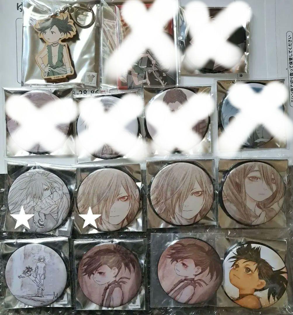 どろろ 原画展 百鬼丸 魂の鼓動 缶バッジ スクエア缶バッジ ウッドキーホルダー