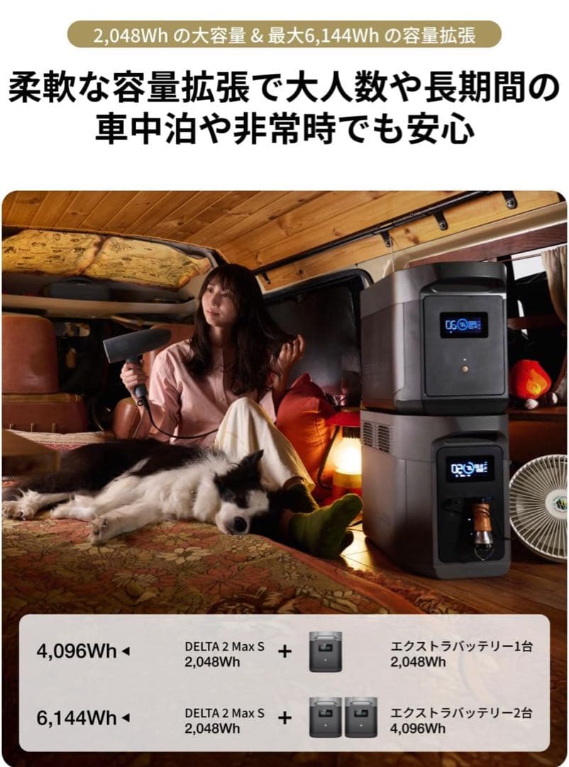 【新品未使用】EcoFlow DELTA 2 Max S 　エコフロー　デルタ2