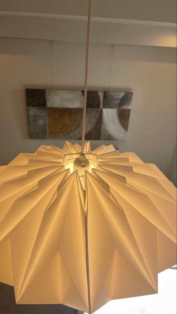 【定価5万7千円】紙作りペンダント照明