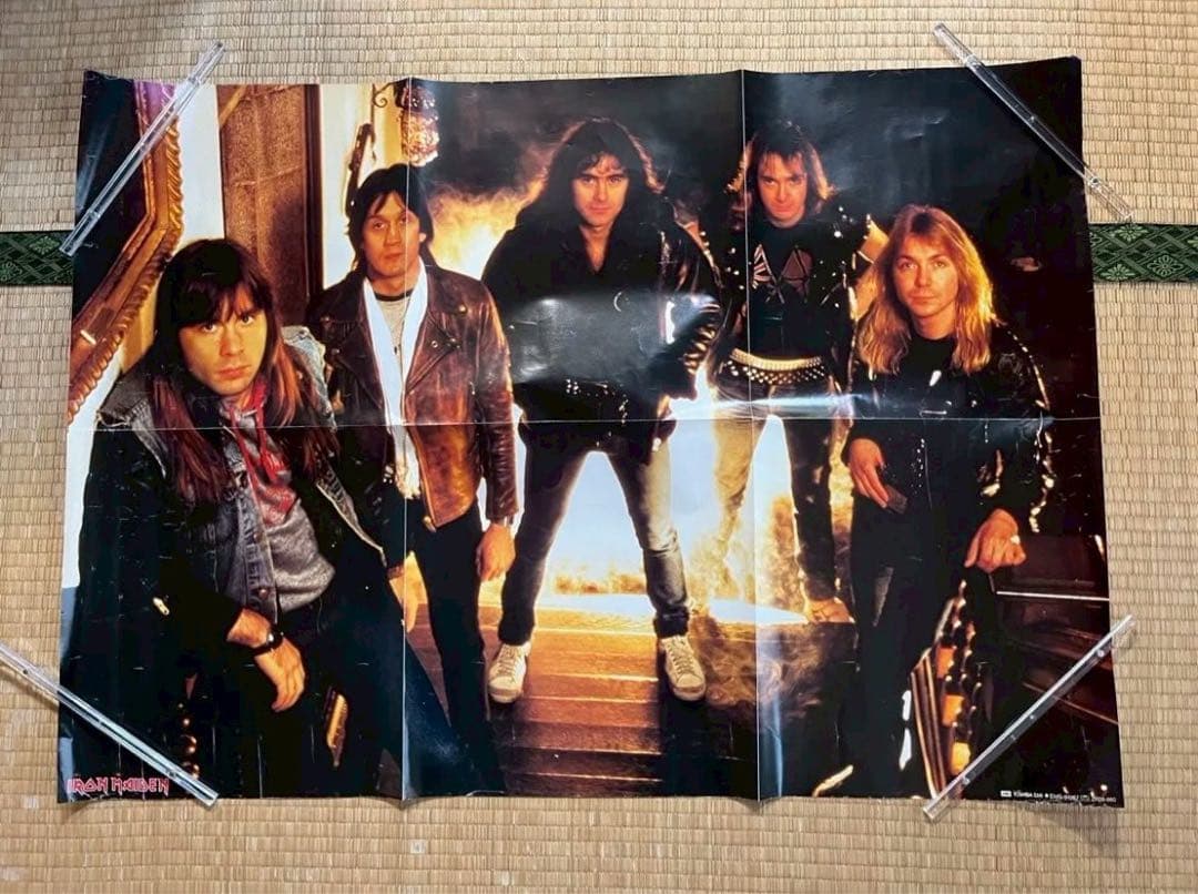 アイアンメイデン　ポスター　2枚　キラーズ　頭脳改革　レコード