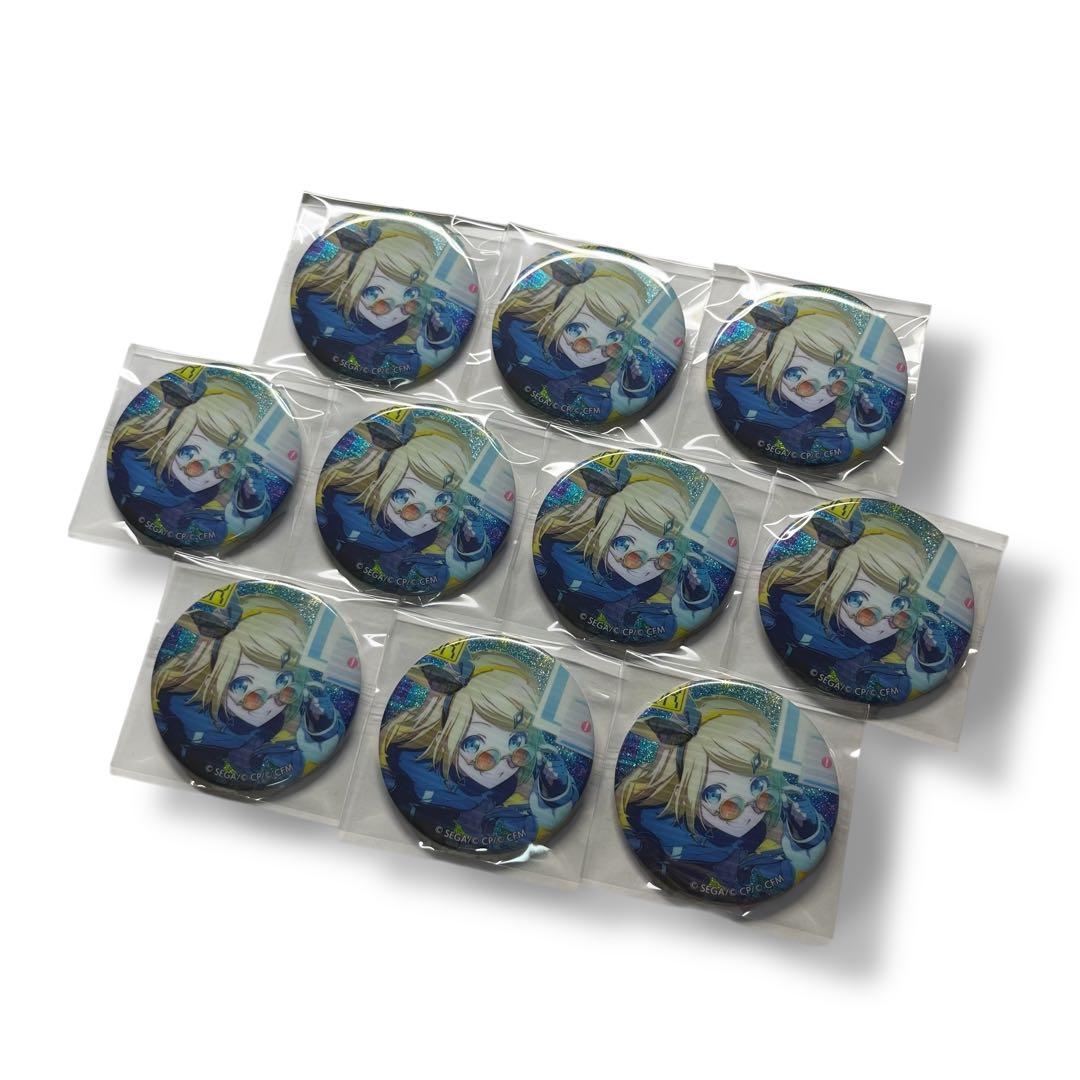 プロセカ プロジェクトセカイ グリッター缶バッジ 40B 鏡音リン 10個セット