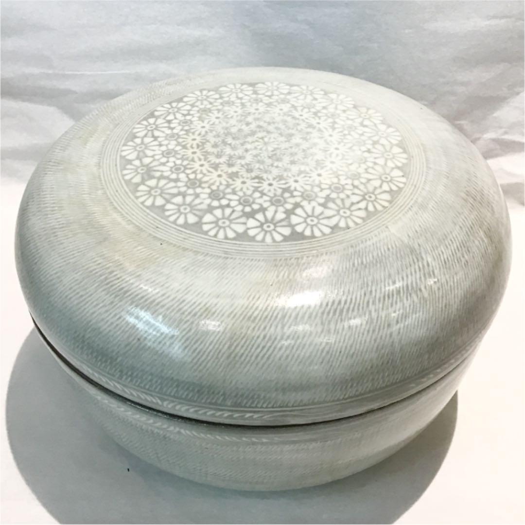 【茶道具】陶楽造　三嶋　喰籠