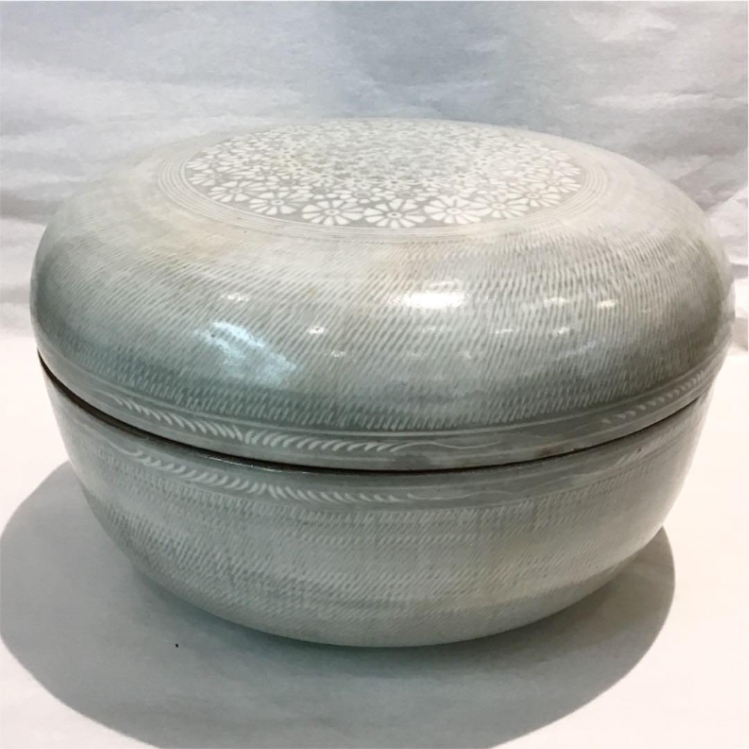 【茶道具】陶楽造　三嶋　喰籠