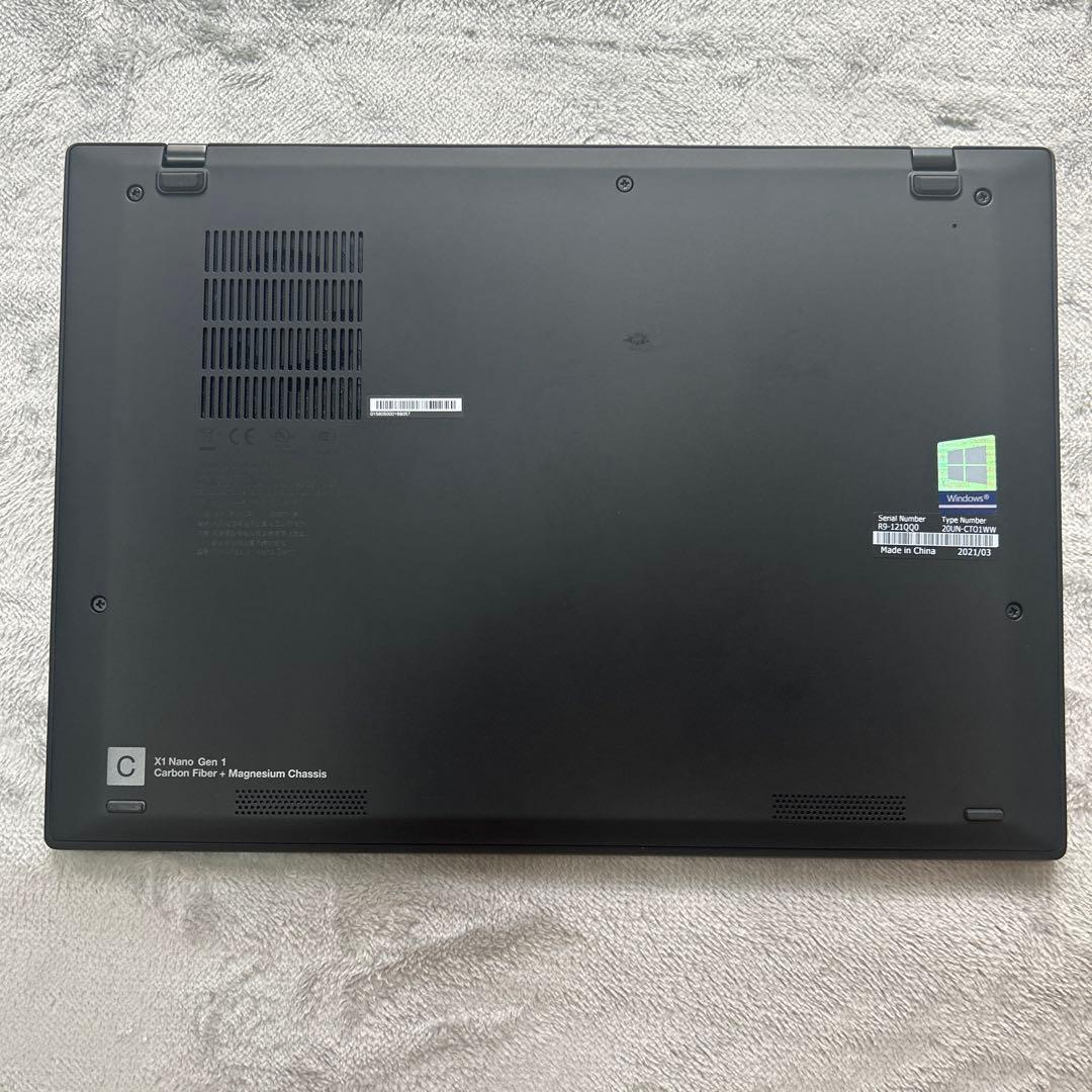 Windowsノート本体 Lenovo ThinkPad X1 Nano gen1