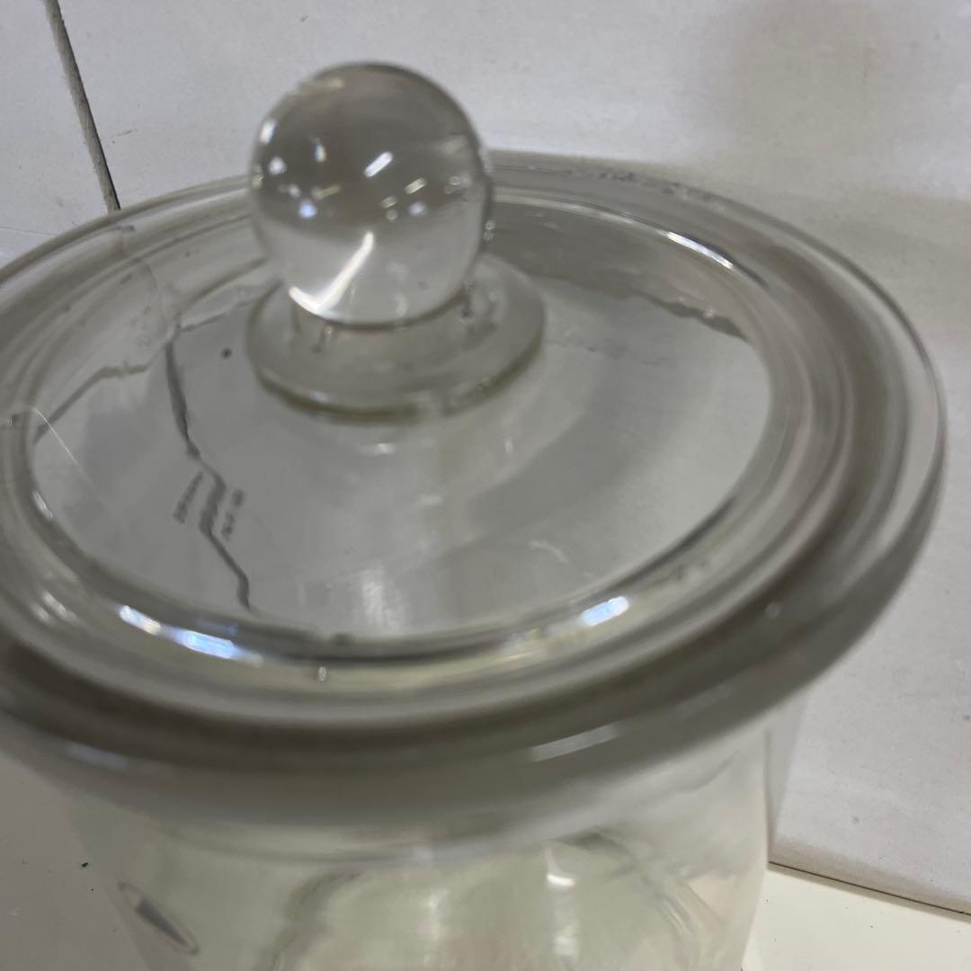 アンティーク 特大 標本瓶 蓋つき ガラス瓶 昭和レトロ 古道具