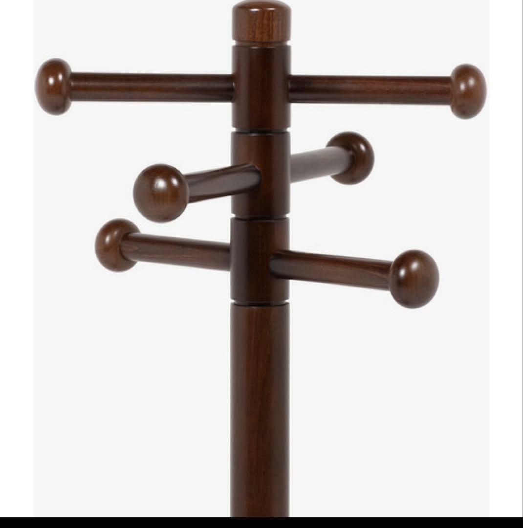 秋田木工 コートハンガー ハンガーラック 軽量 曲木 ブナ No,4000-B