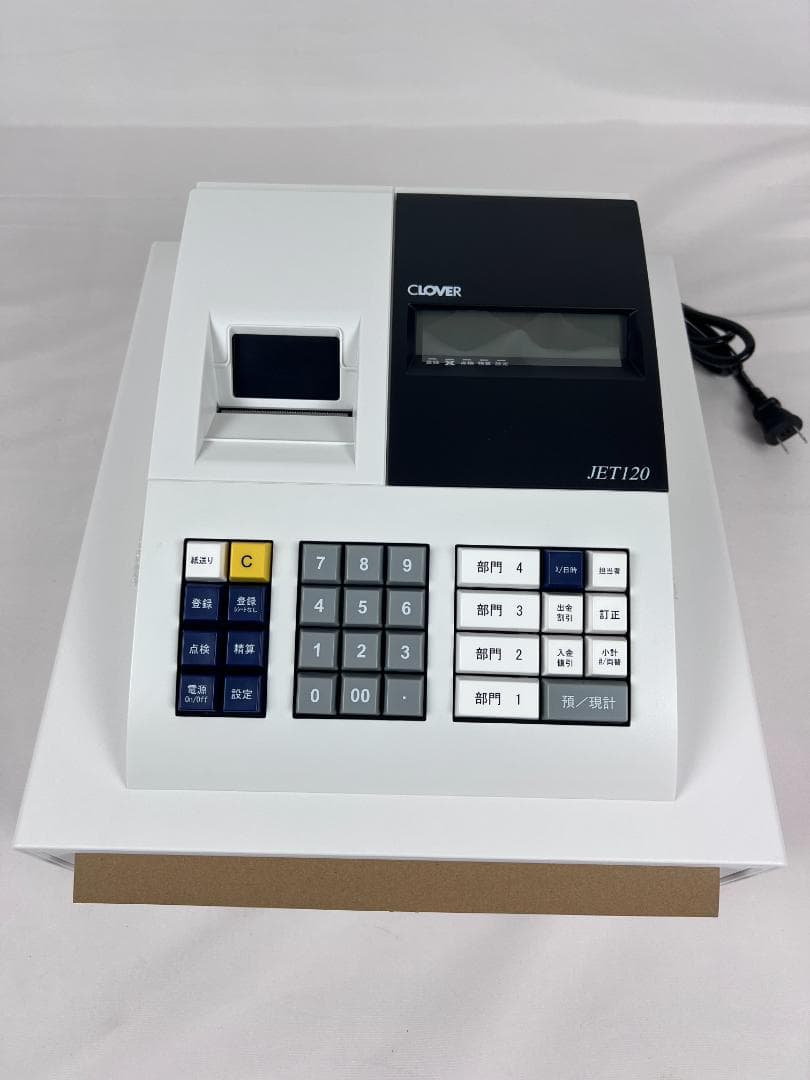 【美品】クローバー電子 レジスター JET120