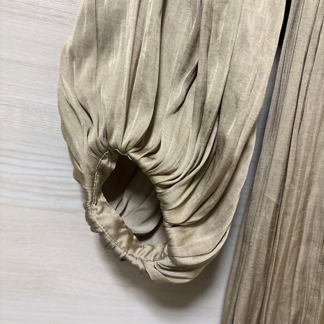 L'AUBE BLANC★新品 タグ付き Flare Pleats Dress