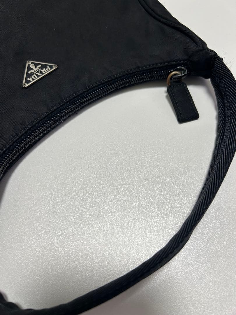 PRADA プラダ ナイロン ハンドバッグ ブラック 三角ロゴ バッグ 正規品