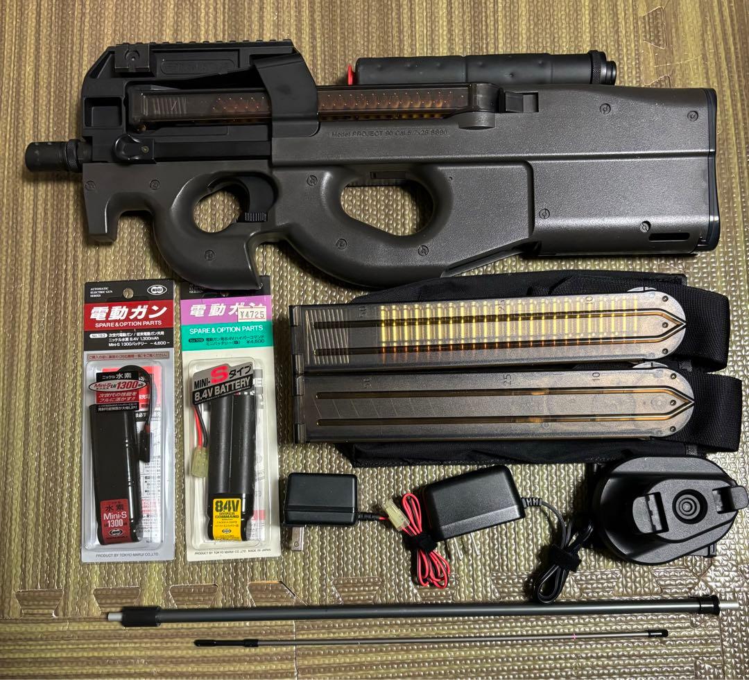 東京マルイ P90TR スタンダード電動ガン セット売り