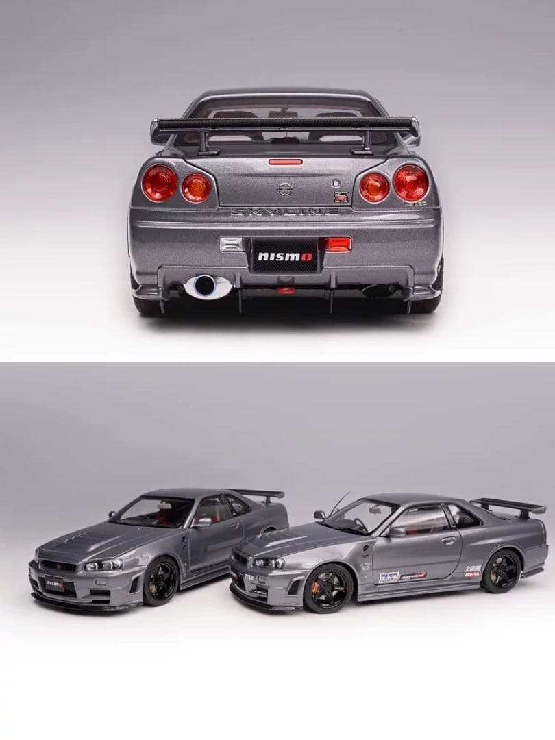 モーターヘリックス MOTORHELIX 1/18 GT-R R34 CRS