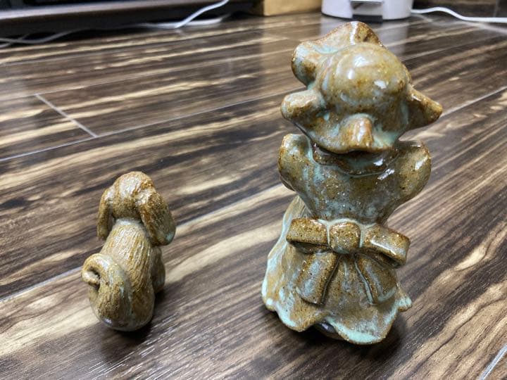 陶器　人形　音楽