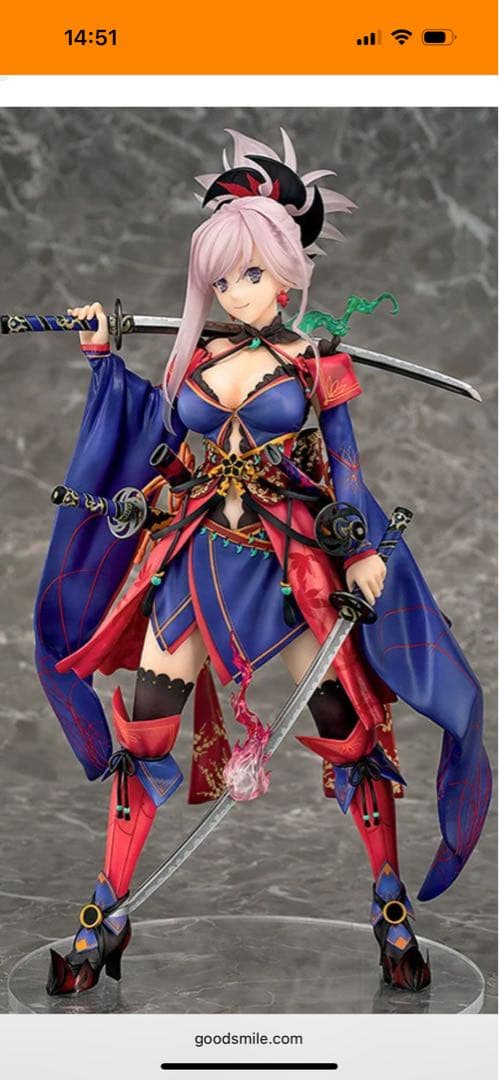 セイバー/宮本武蔵1/7完成品フィギュア　ファットカンパニー